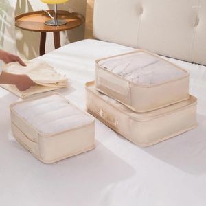 Opbergtassen 7 -delige eenvoudige bagageverpakkingszak Set Waterdichte koffer organiseren voor picknick