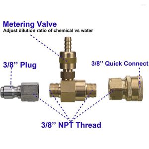 Opbergtassen verstelbare injector kit zeep voor drukringringer 3/8 inch snel verbinden