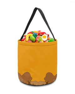 Sacs de rangement africain noir femme girafe panier seau à bonbons Portable maison sac panier pour enfants jouets fête décoration fournitures