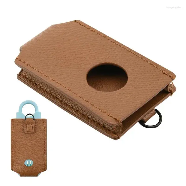 Bolsas de almacenamiento ALARMA ALARMA BROWN BROWN ANTRIENTO PERTADO Capacidad de seguridad personal Ligero accesorio portátil Hangable para correr caminando