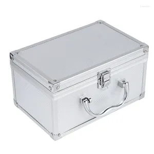 Bolsas de almacenamiento Caja de herramientas de aleación de aluminio Equipo de seguridad portátil Caja de instrumentos Pantallas de la maleta Hardware 230x150x125 mm