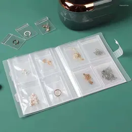 Sacs de rangement Sac à bijoux anti-oxydation Organisateur de tiroir de bureau Collier transparent Bracelet Bague annulaire Boîte étanche à l'épreuve de la poussière