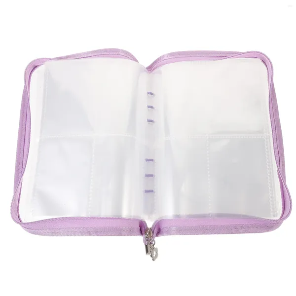 Bolsas de almacenamiento Anti-oxidación Folleto transparente con cremallera portátil para joyería Collar Joyas Bolsa Anillos Soporte transparente PVC