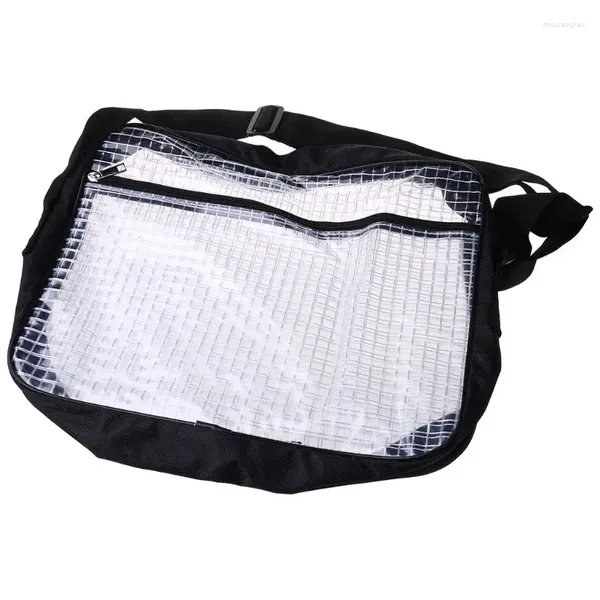 Sac de rangement Sac à outils transparents antistatiques Couvre PVC PVC pour épaule d'ingénieur 40JA