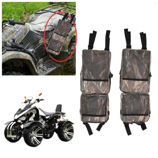 Bolsas de almacenamiento ATV Bolsa lateral Snowmobile Rack trasero Llevar multifunción para UTV Dirt Bike