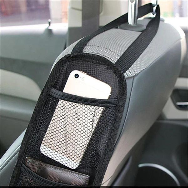 Bolsas de almacenamiento Lado del asiento automático Bag colgante Organizador de automóvil