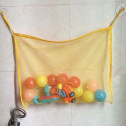 Sacs de rangement bébé bain jouet support organisateur enfant en bas âge baignoire maille filet né sac pochette enfants bac avec crochets d'aspiration