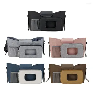 Sacs de rangement Sac à poussette bébé couches couches maman chariot Pram Pushchair Contexte universel accessoires extérieurs