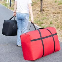 Sacs de rangement Sac pour la capacité de déplacement à l'étranger avec une solide poignée de poignées couvertures à la maison