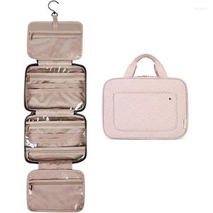 Bolsas de almacenamiento, bolsa de gran capacidad, cosmética, multifunción, impermeable, para lavar gárgaras, traje de protección portátil, organizador de artículos de tocador