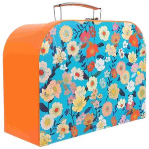 Opbergtassen make -updoos kartonnen cadeau koffer vintage home decor nestelende bagageboxen