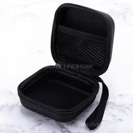 Bolsas de almacenamiento bolsas impermeables y impermeables al polvo Electronics Electronics Caja de auriculares Pequeños accesorios de auriculares negros
