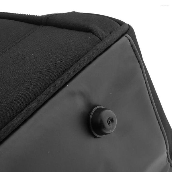 Sacs de rangement, sac à outils de barbier, étui de transport avec poignée et bretelles durables, tissu imperméable de couleur noire