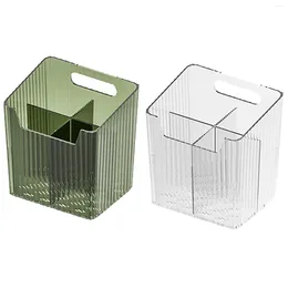 Bolsas de almacenamiento Caja de baño Diseño de rejilla dividida Contenedor duradero Cesta rectangular para inodoro Cosméticos para el hogar Dormitorio Cocina