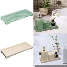 Storage Bags Bathroom Tray Counter Jewelry Plate Holder For Tissues Soap