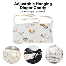 Bolsas de almacenamiento Bolsas de la cama Cuna colgando Organizador de múltiples usos Multi-usos Tisos de pañales Tomes de bolsillo Orginzers de viaje