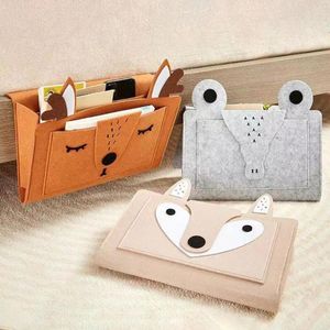 Opbergtassen Nachtkastje Caddy Hangende tas voor bed Multi-pocket organizer Cartoon Grafisch ontwerp Ruimtebesparend Multifunctioneel