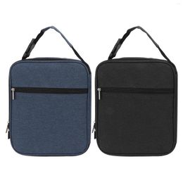 Opbergtassen Bento Bag 6l Capaciteit Koude thermische isolatie Lekvrije voering Oxford Fabric geïsoleerde lunch Handige handgreep voor buiten