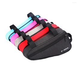 Bolsas de almacenamiento Bicicleta Triángulo Marco frontal Bolsa Bolsa Bolsa de sillín de tubo superior resistente al desgaste