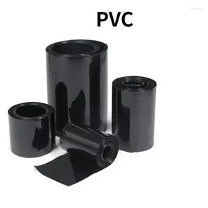Bolsas de almacenamiento PVC negro Tubo termorretráctil Batería de litio Producto electrónico Aislamiento Paquete anti electricidad Película de tira larga