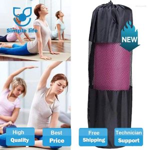 Sacs de rangement Body Body Exercice Carrier Facile à transporter un sac de tapis de yoga avec sangle réglable Pilates