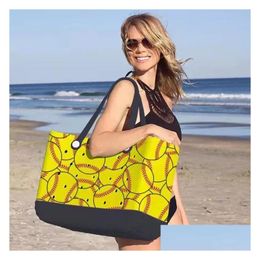 Sacs de rangement Bogg Sac Sile Beach Custom Tote Fashion Eva Plastic 2023 Femmes Summer Drop Driving Home Garden Organisation de ménage DHDGB