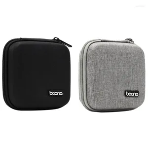 Sacs de rangement Boona 2PCS Sac de voyage Multi-fonction pour le chargeur de câble de données de données de banc de purge Air / Pro Headset noir