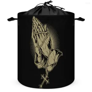 Sacs de rangement Boîte Hands Of God Mens Spreadshirt Proof Proveau de la poussière Panier à linge graphique décontracté Soulevant la main serviettes pratiques chambre Stora