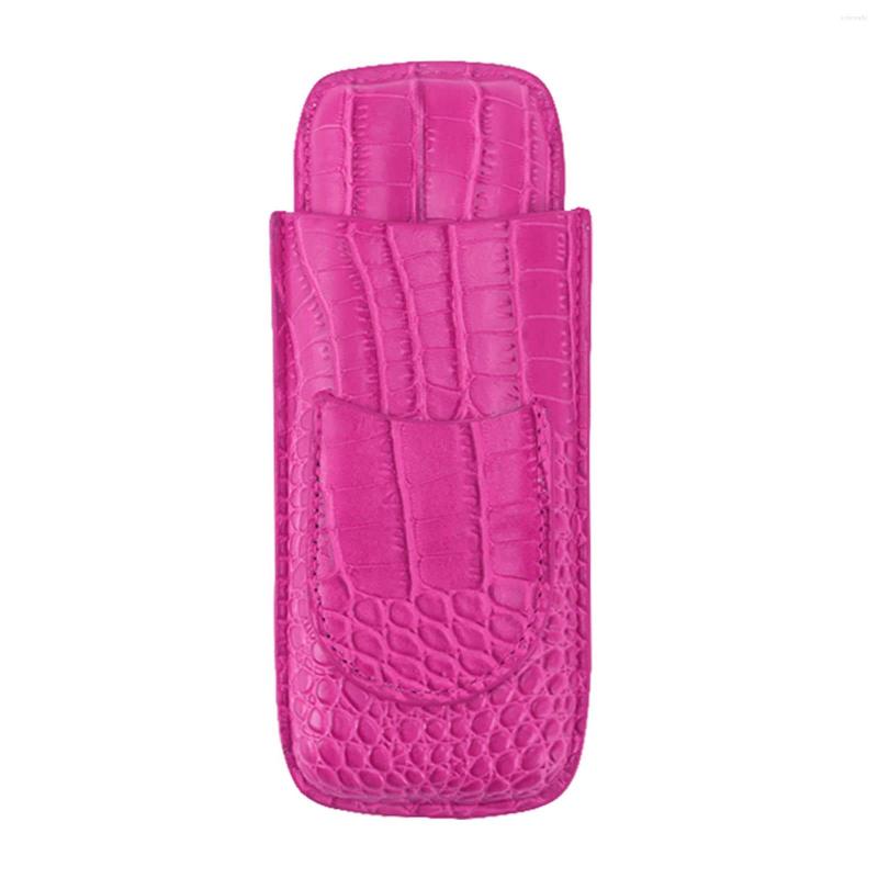 Bolsas de armazenamento Caixa de armazenamento vestível de 2 dedos para o suporte de couro FAUX Evite rachaduras na moda para viajar