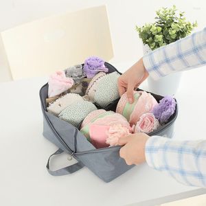 Sacs de rangement pour soutien-gorge, chaussettes, sous-vêtements, sac étanche en Nylon, organisateur de maquillage Portable, sac à main, boîte de conteneur de cosmétiques