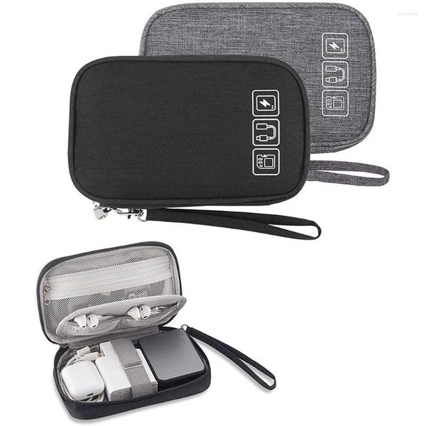 Sacs de rangement Câble Gadget Organisateur Portable Accessoire Électronique Cas Pour Fil Chargeur Disque Dur Casque USB Carte SD