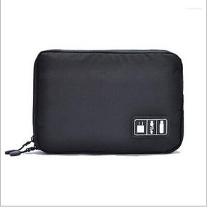 Sacs de rangement câble organisateur sac système Kit étui USB données écouteur fil stylo batterie externe carte SD numérique Gadget appareil voyage