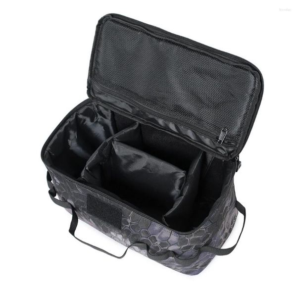 Sacs de rangement Camping Gas Tank Sac à gratter résistant à la boîte de cuisine Pot de cuisinier Potte-casserole grande capacité pour la randonnée extérieure pique-nique