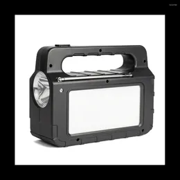 Bolsas de almacenamiento Camping Panel Solar Light 3 Bulbo Conjunto con LED recargable de interior de energía de radio.