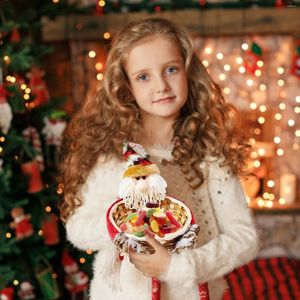 Sacs de rangement Panier à bonbons Décoration de Noël Année 2024 Cadeau du Père Noël Grand Organisateur Bolsas Para Mujeres