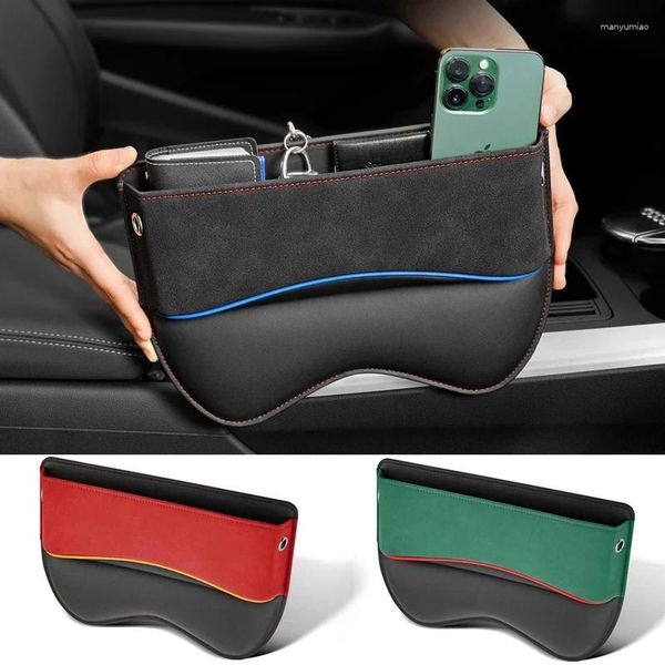 Bolsas de almacenamiento Caja de ranura para asiento de coche para Kia Sportage Picanto Ceed Rio Cerato Stonic Ev6 Stinger Forte Carens Xceed Seltos Optima K5 K3