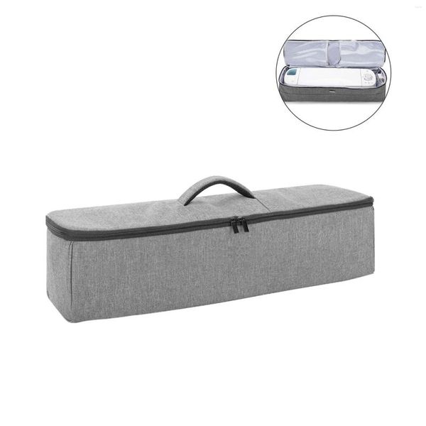 Sacs de rangement étui de transport avec multi-poches matelassé Cricut outils accessoires sac pour Maker Explore Air 2 housse anti-poussière gris