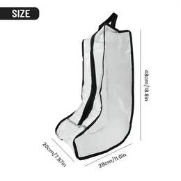 Sacos de armazenamento carregando alça ao ar livre saco de travamento sapatos transparente impermeável braçadeira malha multi propósito de alta qualidade