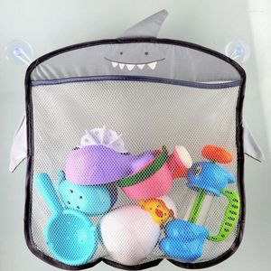 Opbergtassen Cartoon badkamer mesh tas voor baby kind dierenvormen sucker ontwerp speelgoed bad strand speelgoed net organisator