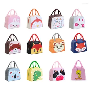 Sacs de rangement Sac à lunch Cartoon Porto Bento Boîte thermique Pouche à isolation thermique pour école Kid Child Container Tote Handsbag G2AB