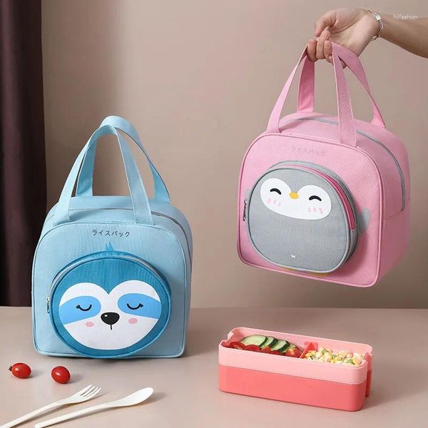 Sacs de rangement Cartoon Sac à lunch portable Isolate thermal Box Picnic Supplies Milk Bottle For Women Girls Childre