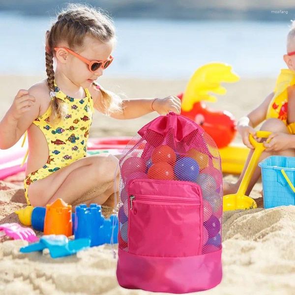 Sacs de rangement Enfants bébé plage jouet pliable à plis plis mees