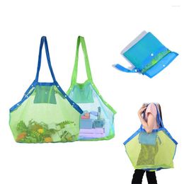 Sacs de rangement Enfants Sac en mailles de plage Polyester extérieur natation pliable grande