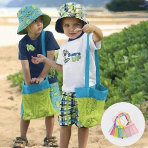 Sacs de rangement Sac en filet pour enfants Jouets de plage Outils de creusement de sable de grande capacité Divers