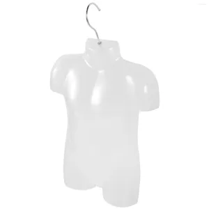 Sacs de rangement Mannequin en plastique pour enfants Vêtements de bébé Corps Maillot de bain Cintre Modèle de magasin d'affichage