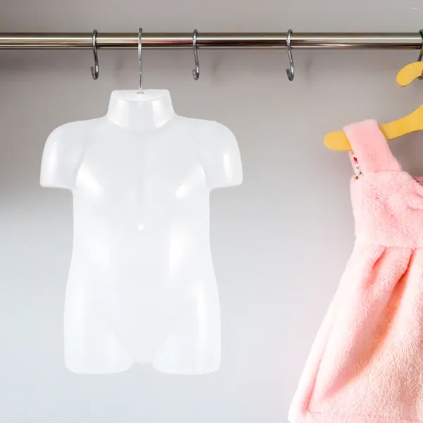 Sacs de rangement en plastique de mannequin en plastique cintres vêtements disposer de boutique de bébé