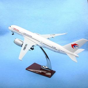 Opbergtassen China Eastern Airlines Ly Coated Airbus A350 Simulatie Aircraft Model 37cm 44 cm afneembare assemblage