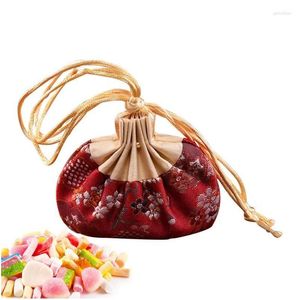 Sacs de rangement Scent chinois Sachet Brocade Brocade brodée Dstring Sachets vide pour Dragon Boat Festival Drop Livrot Dhapq