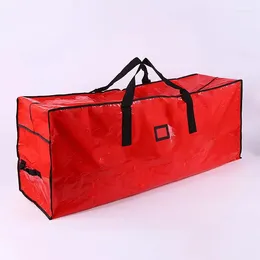 Sacs de rangement Sac d'arbre de Noël Vacances Noël Arbres démontés Conteneur fourre-tout Double fermeture à glissière étanche Protège de la poussière et de l'humidité