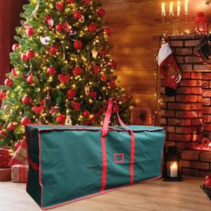 Sacs de rangement Sac d'arbre de Noël Pochette de conteneur portable Noël